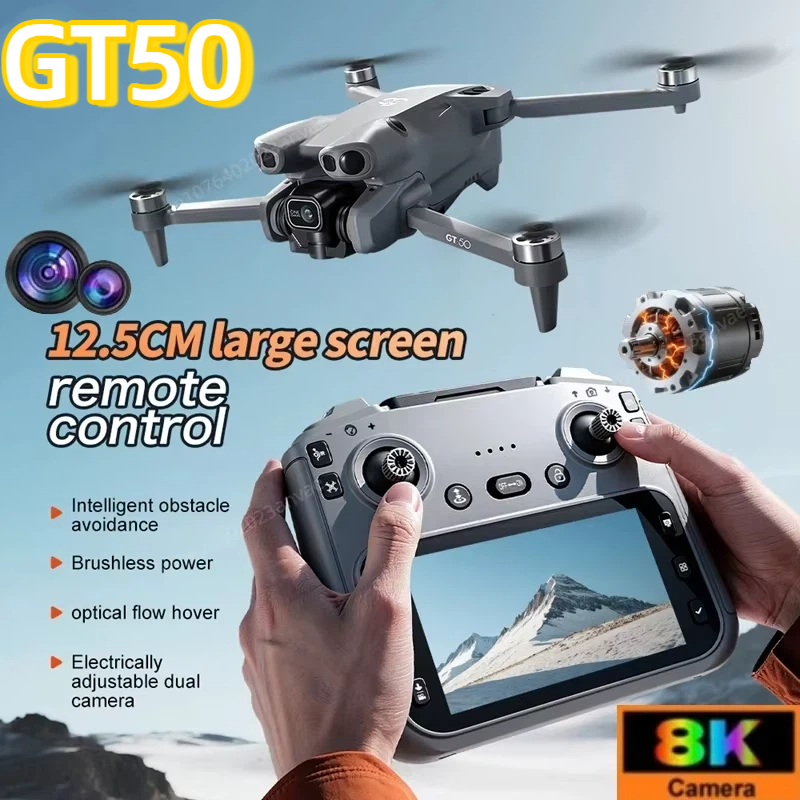 Drone Gps Rc Tt36 - Радиоуправляемый дрон GT50 с двумя камерами