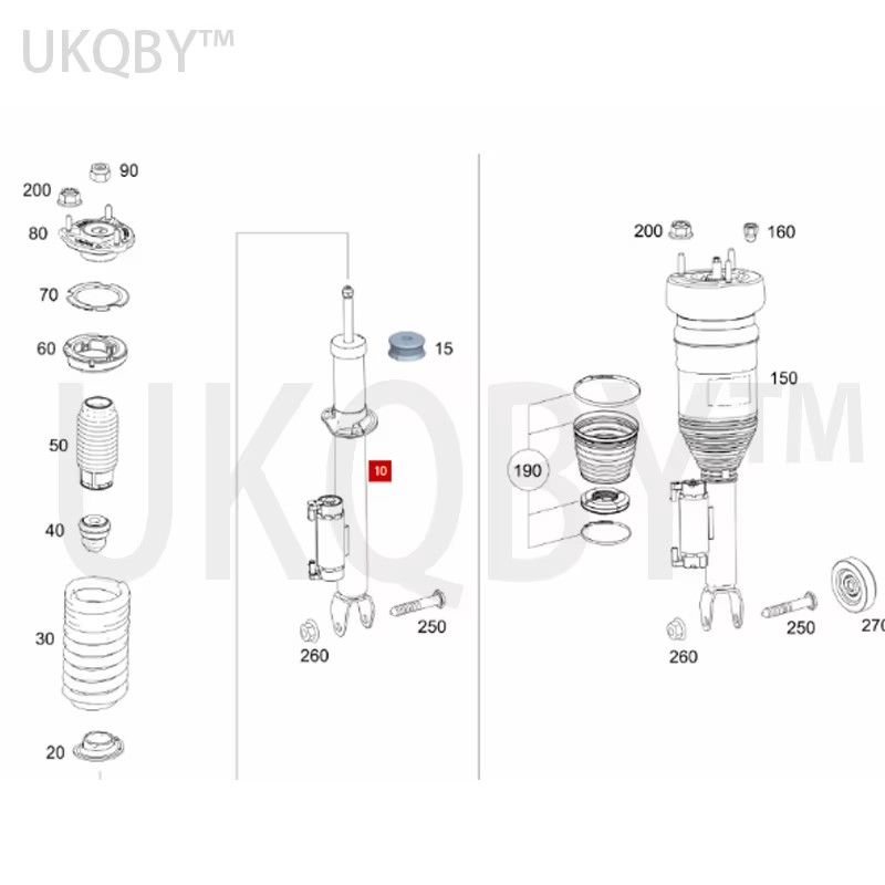 Rc Suspension Arm - A2133203530 Поворотный рычаг подвески, фиксированный кронштейн,