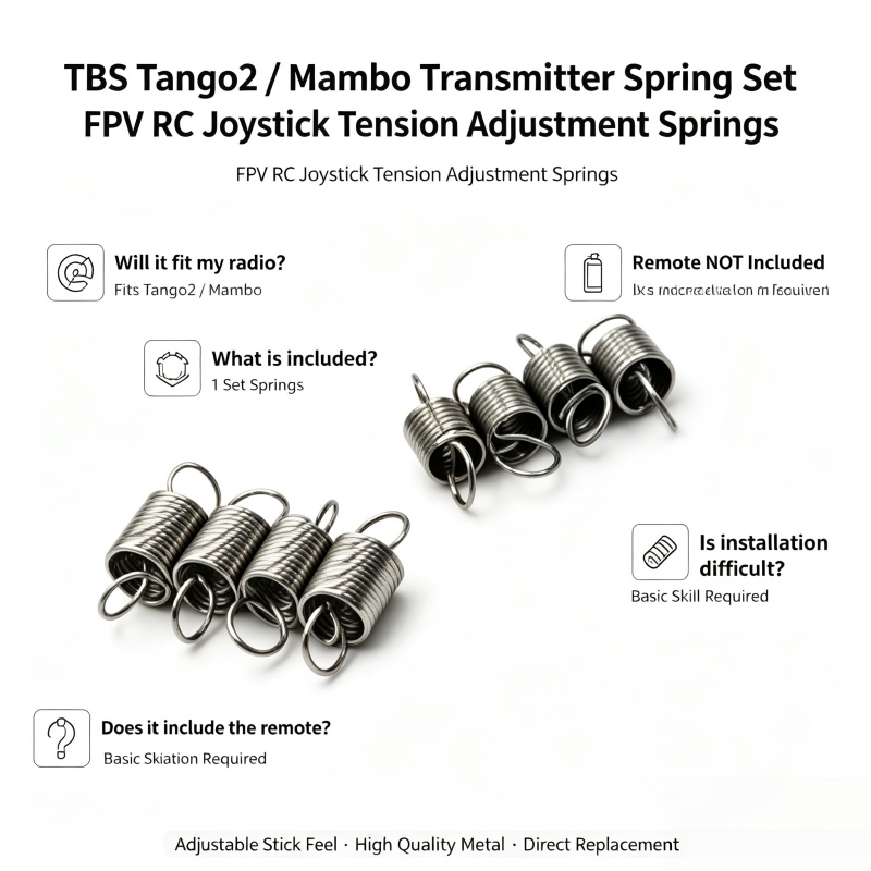 Rc Transmitter - Комплект пружин для передатчика TBS Black