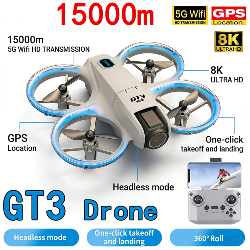 Новый дрон GT3 MAX 8K HD для а – обзор и цена Drone Gt3 Rc