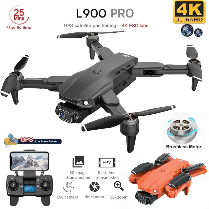 Квадрокоптер L900 Pro складной – обзор и цена Drone Gps Rc Tt36