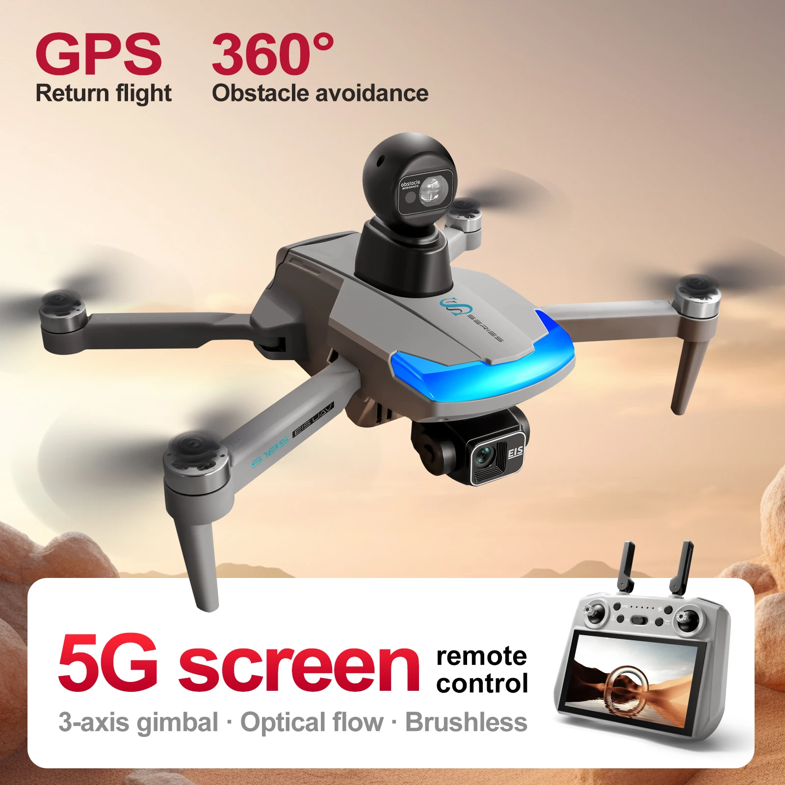 S185 Профессиональный дрон 2,7 – обзор и цена Drone Gps Rc Tt36