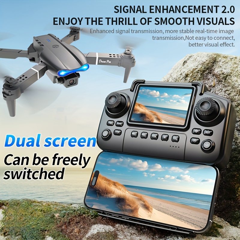 Новый складной дрон E99 PRO MA – обзор и цена Drone Z