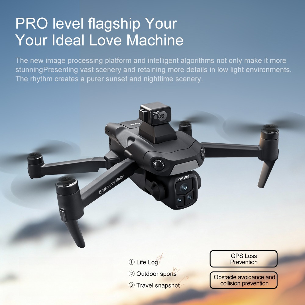 Оригинальный складной дрон A1R – обзор и цена Drone Gps Rc Tt36