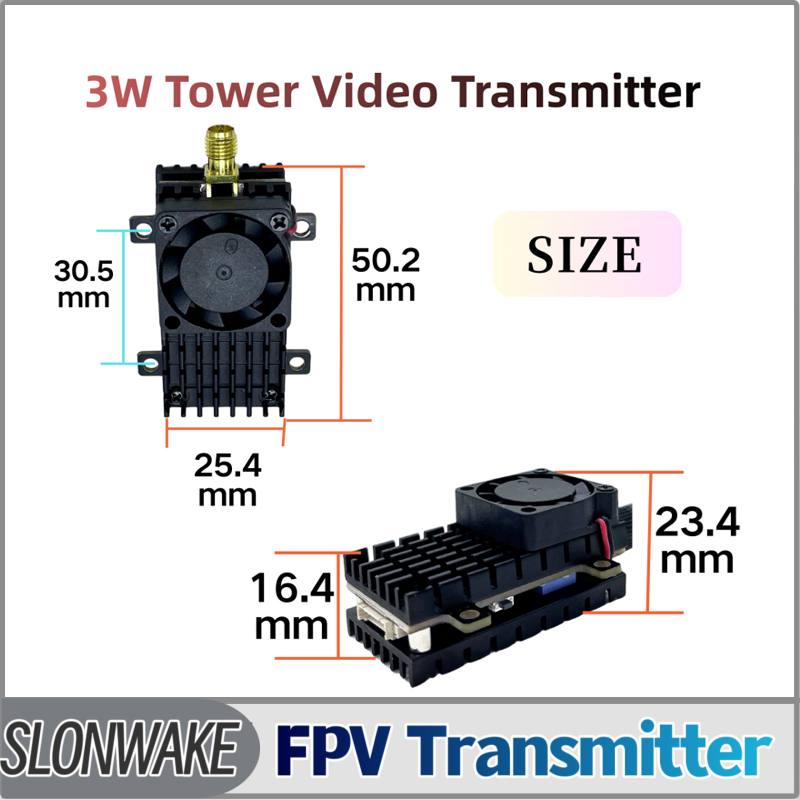 SLONWAKE 5,8G 3000 МВт Модуль  – обзор и цена Rc Transmitter